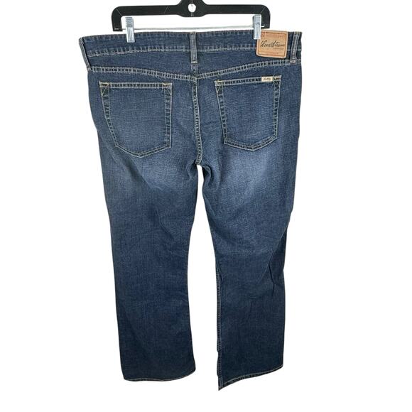 Levi Strauss Signature Medium Wash Stretch Low Rise Boot Cut Jeans Junior's 17 - Picture 2 of 5